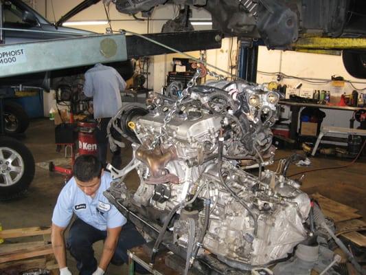 Major engine repairs