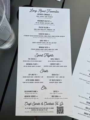 June 17, 2023 menu