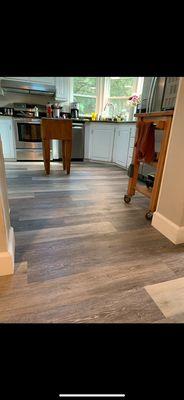 Banded Olive waterproof flooring.