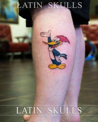 Cartoon tattoo done at Latin Skulls

#cartoon