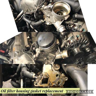 06 BMW oil filter housing gasket replacement.