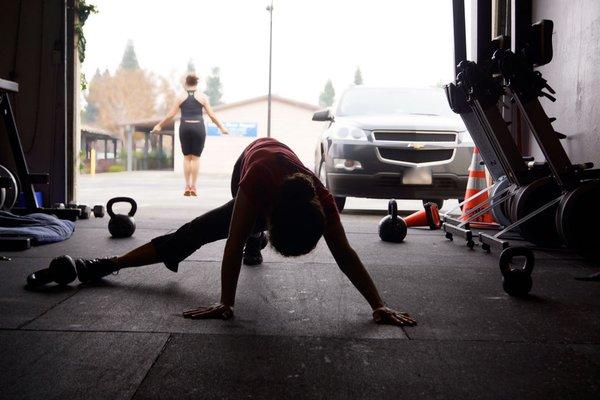 stretches, kettlebell