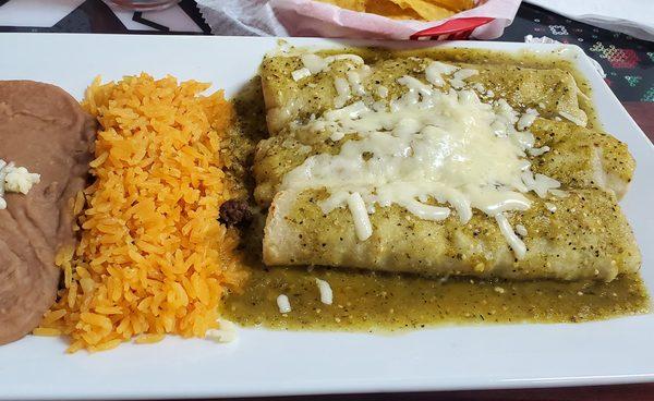 Enchiladas Verde