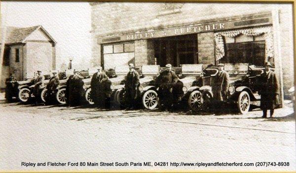 The Beginning of a Ford Dealership in South Paris Maine