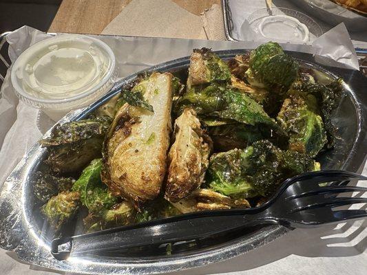 CRISPY BRUSSELS SPROUTS