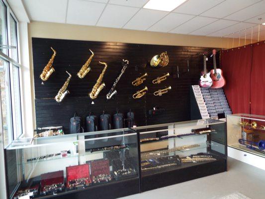 Display of some of our instruments.