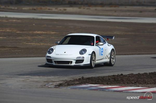 Porsche GT3RS on the track, Speed District.