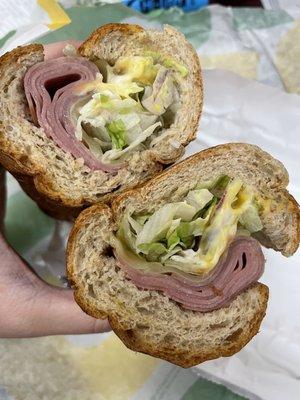 Cold Cut Combo on wheat