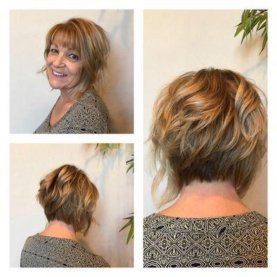 Wavy bob by Janice