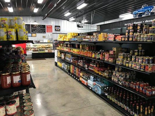 DRY GOODS AS WELL AS A GLIMPSE OF OUR DELI