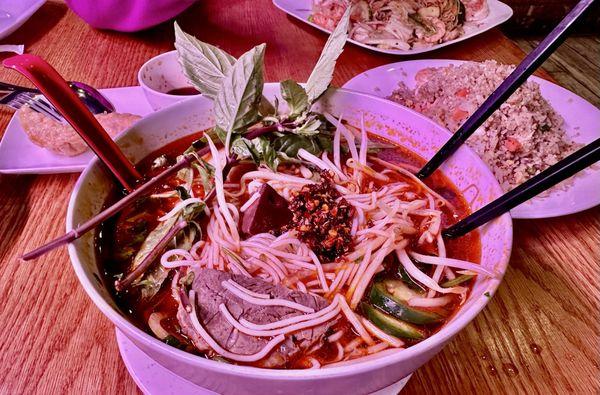 Spicy Beef and Vietnamese Ham Noodle Soup (Bun Bo Hue) DELICIOUS - November 24, 2024