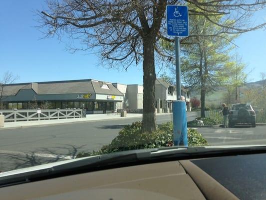 Next to Subway in the Albertsons Shopping Center.