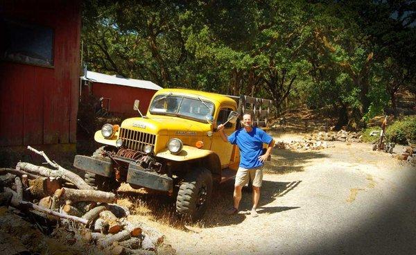 Dan with his farm truck!