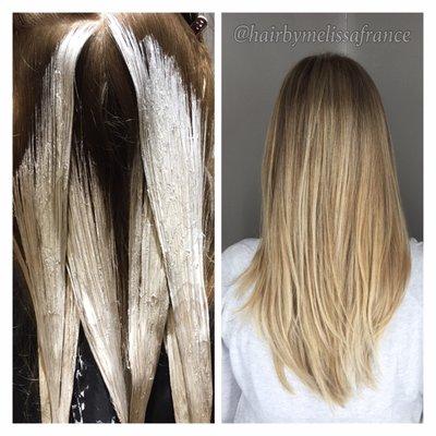 Balayage/surface paunting