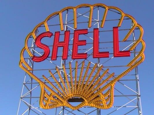 Historical Shell sign at one of the oldest Auto repair facilities in the Boston area!