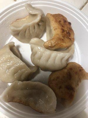 Fried pork dumplings