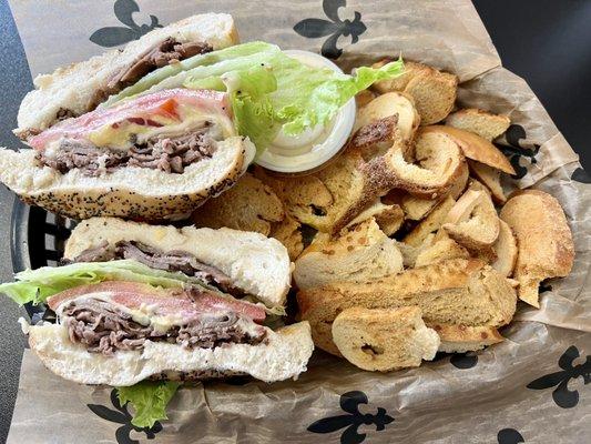 Broadway's Best Sandwich: Roast Beef takes the starring role in this production.