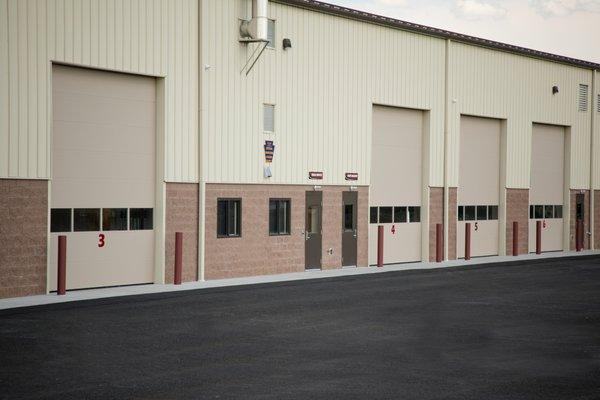 Earl R. Martin Trucking high thermal energy saving overhead doors.  Lancaster County Pennsylvania