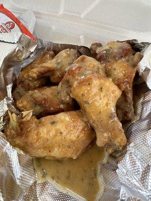 Garlic Parmesan wings