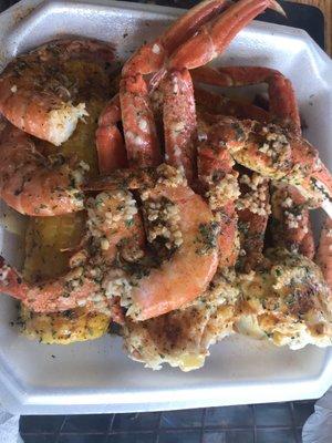 Crab leg boil