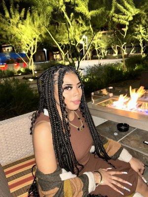 Goddess braids