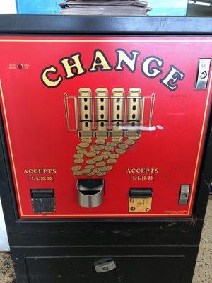 Change machine