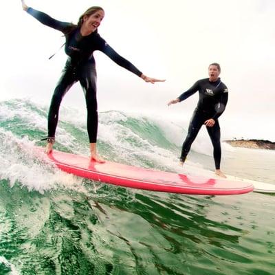 Book your next group surf session with Fulcrum Surf School.