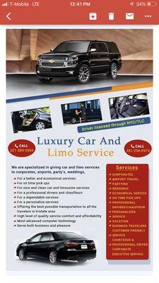 Luxury Limousine and car Services