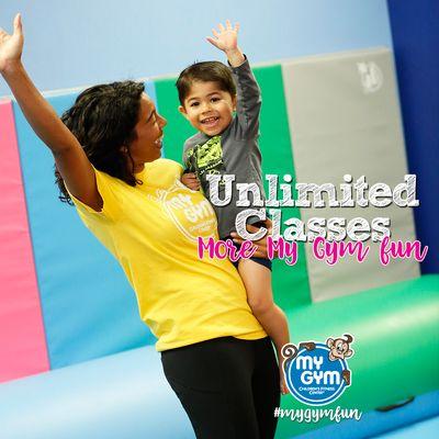 Currently offering unlimited classes!