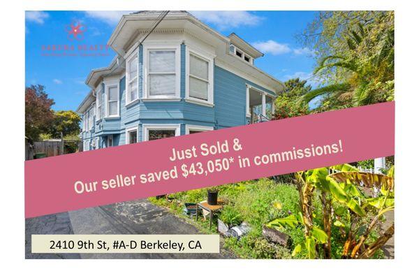 Sold and Seller saved $43,050 in commissions!