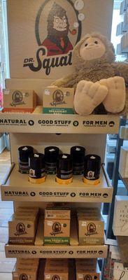 Dr. Squatch for men.  Whether its deodrant, soap, beard oil  ..... we have many items for the man in your life.