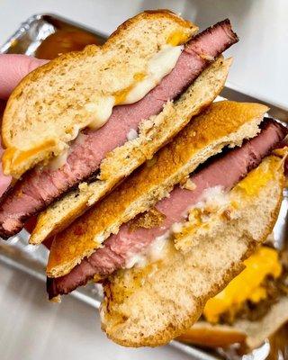 Fried Bologna Sandwich