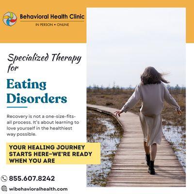 We offer personalized eating disorder therapy!