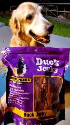 Duck Jerky is on sale @ Longs! Doggie not included! Lol!