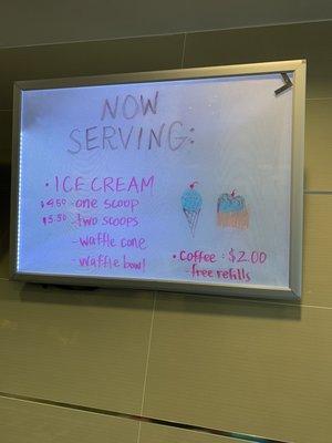 We also have Ice Cream