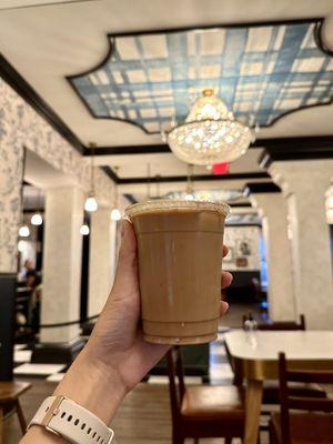 white chocolate iced latte ($4.50)