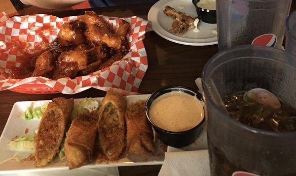 Thai spice and Boudin Eggrolls