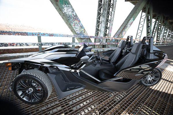 Two seats in every Slingshot, so you can take a friend!