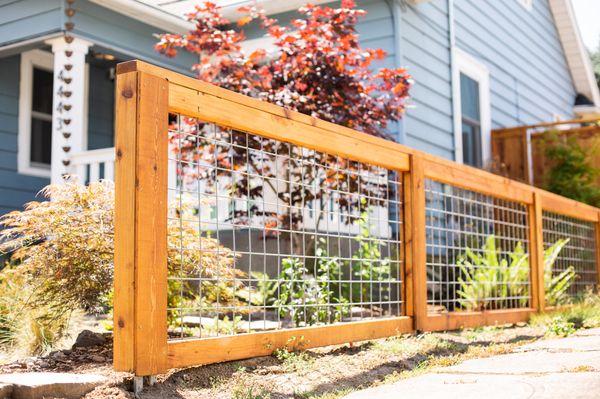 Deschutes is a great option for garden fencing!