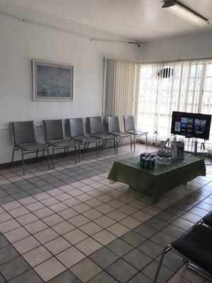 We have  comfortable waiting room!! Welcome