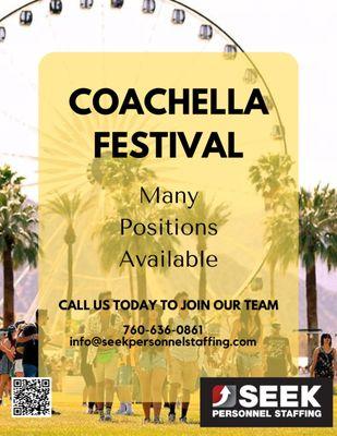 Looking for a fulfilling job or perhaps your business in Coachella Valley is on the hunt for that ideal candidate? It's time to turn to SEEK