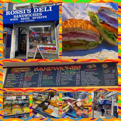 Montage of images from Rossi's Deli