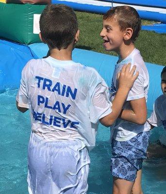 Train, play, believe