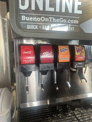 Fountain drinks are very dirty