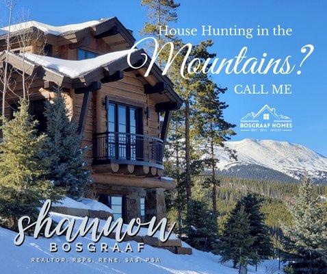 Are you looking for that perfect mountain home to enjoy with friends and family? Call me!!