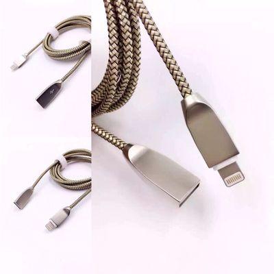 Metal cables for iPhones and Androids