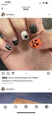 Halloween nails