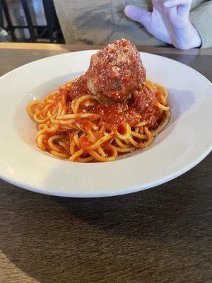 Kids Spaghetti and Meatballs