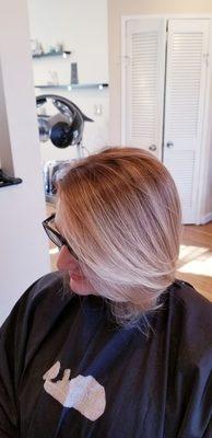 Ask for Shinée! Color correction and balayage turned out great