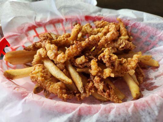 Small Clam Strips and Fries